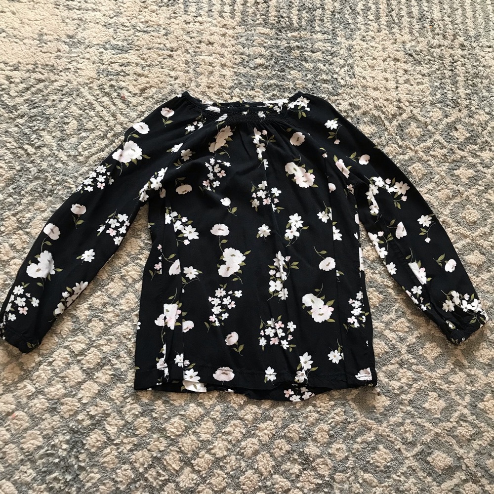 Long Sleeved Shirt Floral Print